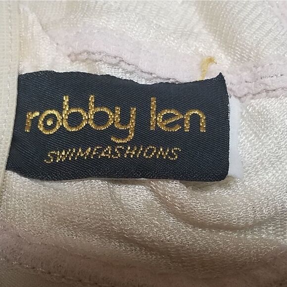 VINTAGE Robby Len Purple Plumbago Dress Swimsuit - Picture 11 of 13